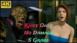 Resident Evil 3 #4k Knife only No damage S grade Hard mode