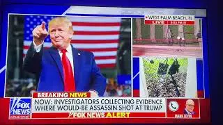 President Trump Second Assassination￼ Attempt Assault Rifle & Gopro left behind?