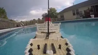 Lego Queen Mary Sinking Bow Cam