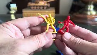 Распаковка солдатиков Китай / modern cheap toy soldiers