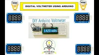 Digital Voltmeter using Arduino 