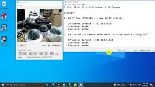 3 Kind IP Utility Tools For LG IP Camera ( LG Innotek IP Camera )