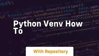 python venv how to