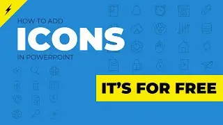 How to add ICONS in PowerPoint? It's for free