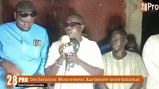 Déclaration du Mouvement Karimiste international de Mbacké pour lancer sa Campagne
