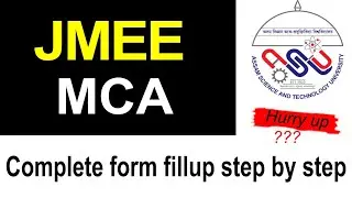 JMEE Exam form fillup 2023| How to complete JMEE form fillup step by step in 2023| JMEE Exam details