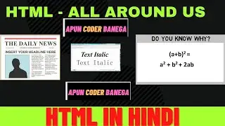 LEC 3 | HTML tutorials in Hindi | HTML AROUND US | Web Development n Hindi