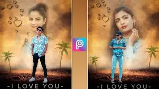 PicsArt - Love Couple Photo Editing Tutorial | Picsart Editing New Style 2021- Tech Ghor