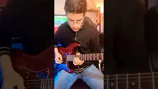 Grabando un Solo con mucho Feeling 🎸🔥 #guitar #electricguitar #guitarsolo #solo #tone #lead #music