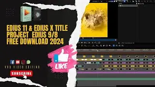 EDIUS X Title| Edius 11 cinematic Title| project free download 2024