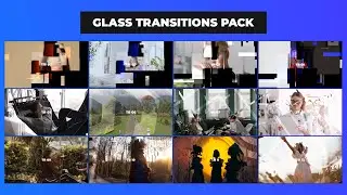 Glass Transition Pack After Effects Template | Create Beautiful Slideshows