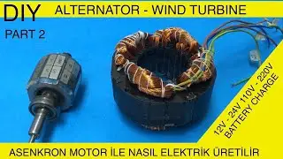 ALTERNATOR MANUFACTURING - ELECTRIC MOTOR AND WIND TURBINE CONSTRUCTION - STATOR MAGNET RELATIONSHIP