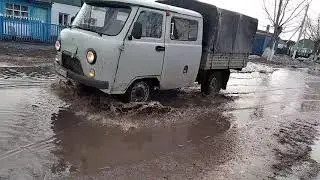 г. Ерейментау в Акмолинской обл. утопает в талых водах и в грязи...