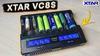 XTAR VC8S 👈 умное зарядное устройство для Li-ion и Ni-MH аккумуляторов