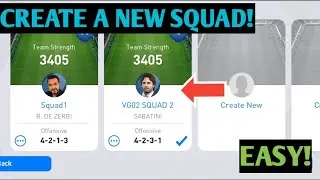 how to create a new team: pes 2021 mobile