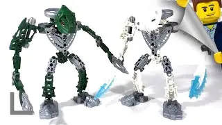 Обзор наборов Lego Bionicle #8740/8741 Матау/Ную (Matau/Nuju) [Тоа Хордика: Часть 3]