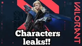 VALORANT MOBILE CHARACTERS LEAKS!! WITH SPECIAL ABILITIES