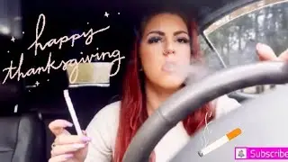 Thanksgiving / Trying Virginia Slims | Smoking Video