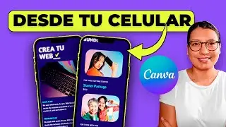 Cómo crear una Página WEB con Canva desde tu Celular Gratis - 2024 ✅