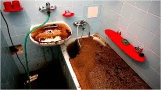 Как прочистить засор в ванной в домашних условиях