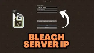 Minecraft Bleach Server IP Address