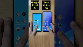 Google Pixel 7a vs Poco X5 Pro 5G Speed Test Comparison |