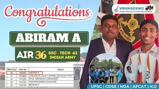 SSB Success Story: Abiram’s Journey to Leadership with Vision Defence Institute
