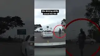 Armed robbers vs smart driver