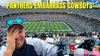 Dallas Cowboys fan first time at Bank of America Stadium (Carolina Panthers EMBARRASS Dallas)