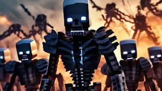 УБИЛИ ИССУШИТЕЛЯ В МАЙНКРАФТ В РУБРИКЕ ПРОТИВ 100 МОБОВ! #майнкрафт #minecraft #funny #gaming