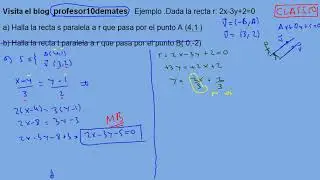 Parallel and perpendicular lines exercises 01 solved
