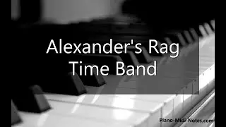 Alexander's Rag Time Band Piano Tutorial Synthesia + midi
