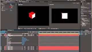 Adobe After Effect CC 2015 Tutorial, How to make 3D Cube and add Logo