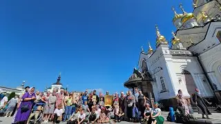Восьмой день Почаевского крестного Хода 2023 г