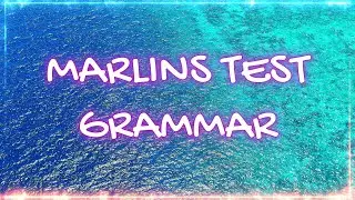 Marlins Test For Seafarer - Grammar