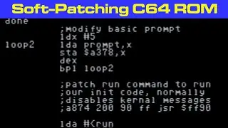 Soft-Patching C64 ROMs for Benchmark BASIC: 6510 Assembly Code Walkthrough