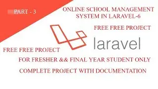 Online School Management System in laravel Part-3(Start laravel)