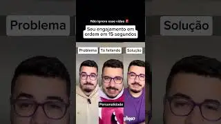 15 segundos pra recuperar seu engajamento 💜