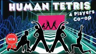 HUMAN TETRIS | Immersive Interactive Warm Up | THE NEXT PART | CO-OP 4 Players | FULL #3