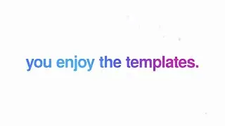 Stomp Typography Intro- Download Templates