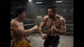 Bruce Lee vs Scott Adkins IA