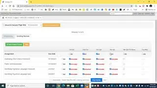 SIS Rolling Gradebook: Checking Assignments for Quarter 1 for Yearlong Classes