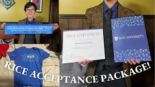 The Rice University Acceptance Package!