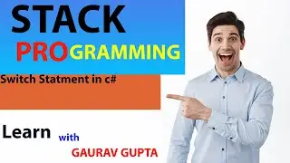 #5. Switch Statement in csharp | Switch statement