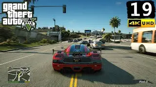 Grand Theft Auto 5 4K Ultra Graphics Gameplay Walkthrough Part 19 - GTA 5 PC 4K 60FPS