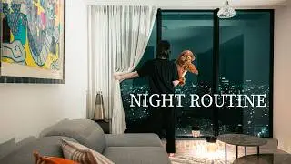 ナイトルーティン｜突然の雨。帰宅後に愛犬と好きなことをするTOKYO 一人暮らしの夜時間｜30代 男性 × トイプードル いなり【4K Cinematic Vlog】