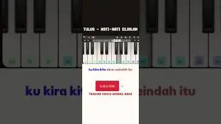 Tulus hati-hati dijalan #shortfeed #piano #pianotutorial