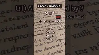 MDCAT  MCQs question and answer 