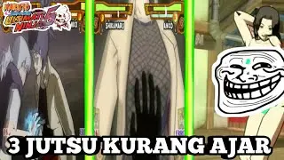 3 JUTSU KURANG AJAR - NARUTO ULTIMATE NINJA 5 PS2