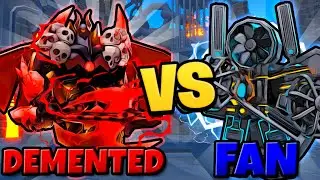DEMENTED TITAN CAMERAMAN VS TITAN FAN MAN! (Toilet Tower Defense)!